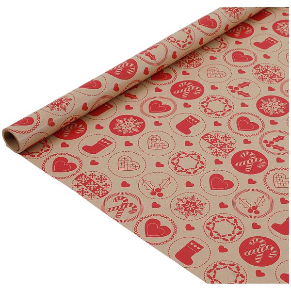 Papier cadeau de Noël