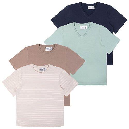 UP 2 FASHION BASICS Maglietta da donna, confezione doppia