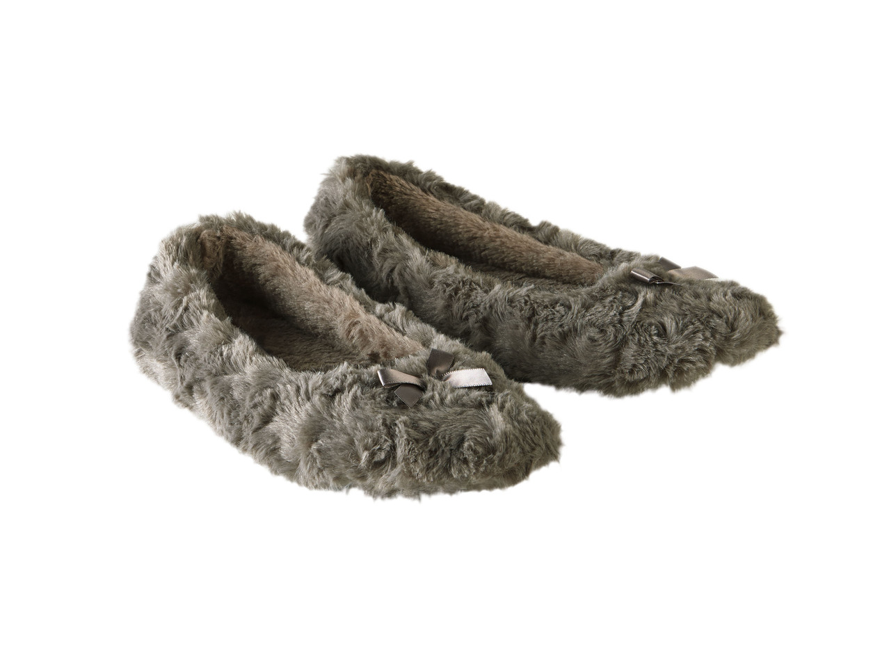 Sleepers - Isla - Pantofole a pois tipo ballerina - Donna (36) (Grigio/Fucsia