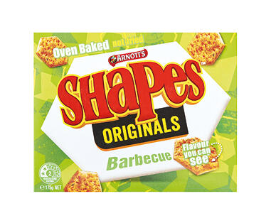 Arnott's BBQ Shapes 175g