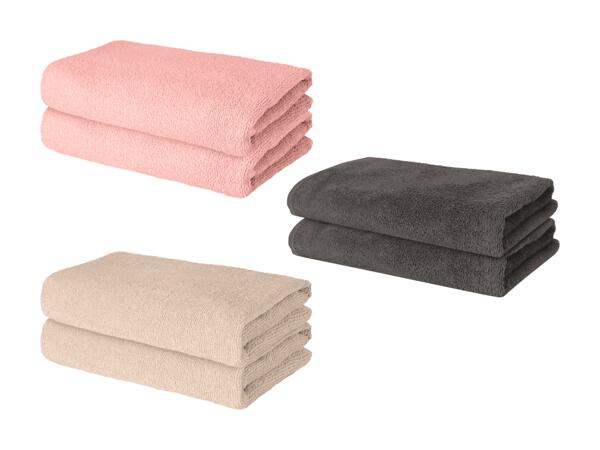 Linges de toilette, set de 2