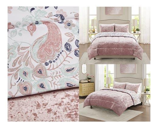 Huntington Home 
 Velvet Comforter or Quilt Set