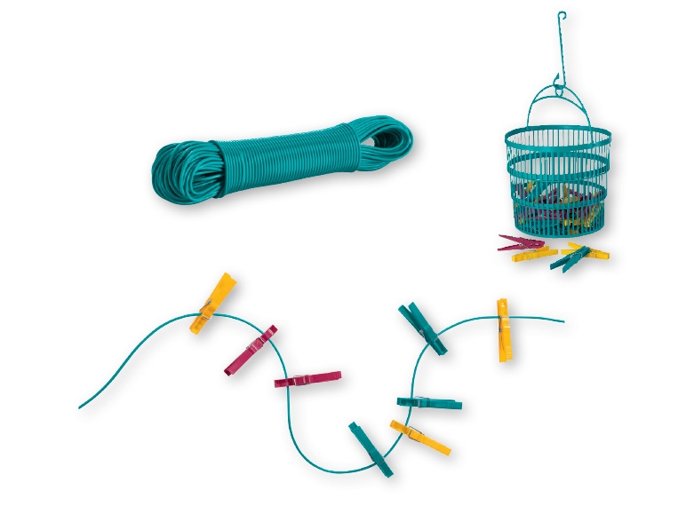 AquApur(R) Clothes Pegs/Washing Line/Clothes Basket