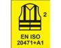 Men's High Visibility Zip-Through Hoodie