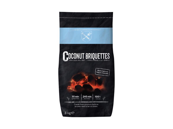 Briquettes de noix de coco