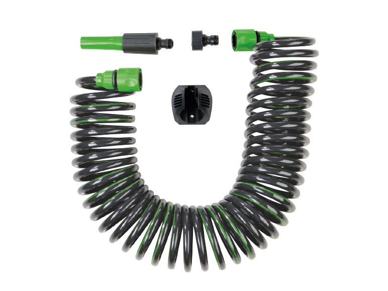 FLORABEST 10m Coil Garden Hose Set