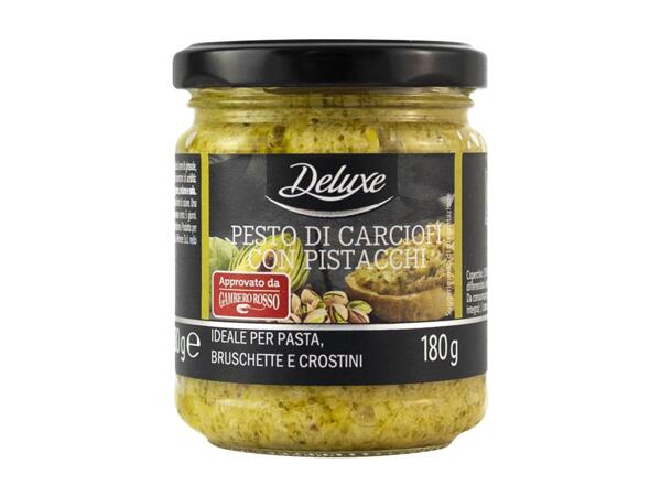 Pesto with Artichokes and Pistachios