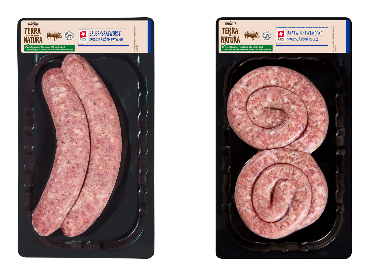 Saucisses paysannes à rôtir/ saucisses à rôtir roulées