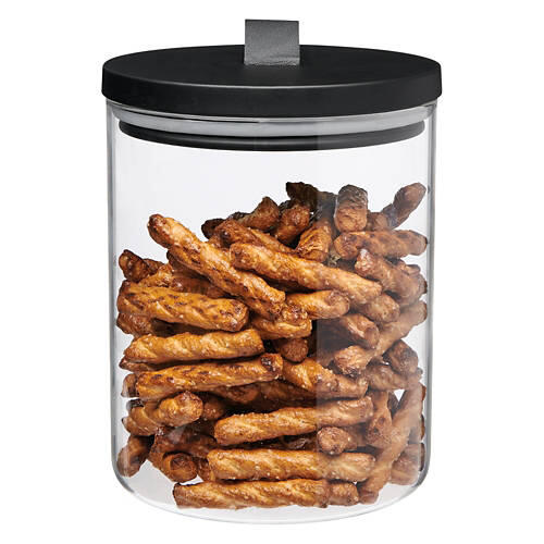 Clear Large Canister - Metal Lid