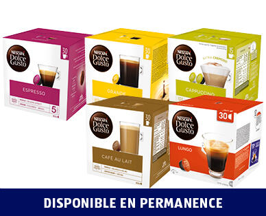 NESCAFÉ(R) DOLCE GUSTO(R) 
 CAPSULES DE CAFÉ