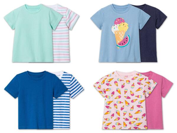 Kleinkinder T-Shirt, 2 Stück