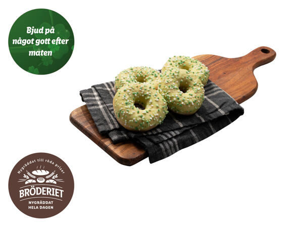 Donut med glasyr
