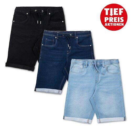 UP 2 FASHION MEN Herren-Denim-Sweatshorts