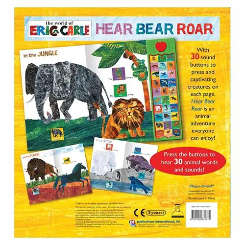 Children's Eric Carle First Words Sound Book - Hear Bear Roar