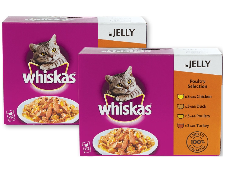 WHISKAS Poultry/Fish Selection in Jelly