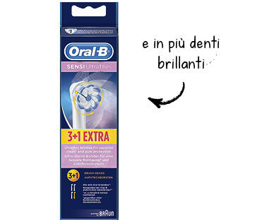 ORAL B(R) SENSI ULTRA THIN 3+1