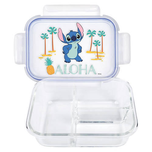 Glass Food Storage Container - Stich Aloha
