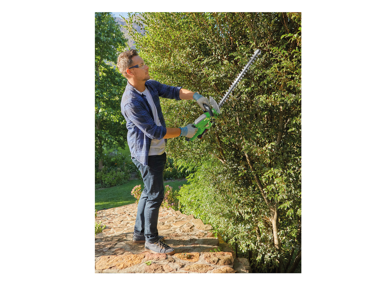 Florabest 20V Cordless Hedge Trimmer1
