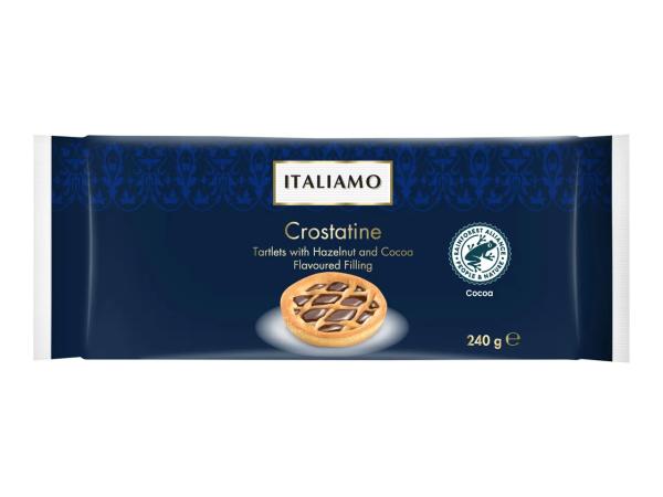 Italiamo Tartlets with Hazelnut and Cocoa Flavoured Filling