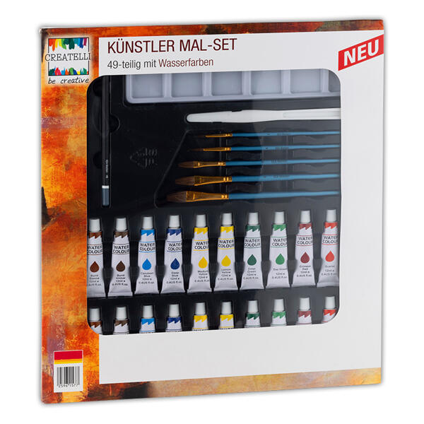 Künstler Mal-Set 49-tlg.