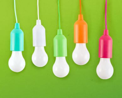 LED-Zugschnur-Glühlampe