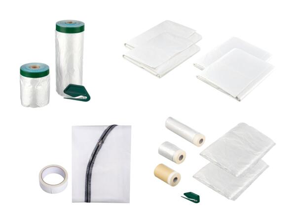 Set de films de protection/​set de bâches de protection/​porte anti-poussière