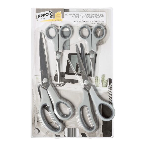 HOME CREATION LIVING(R) 				Ciseaux, 4 pcs
