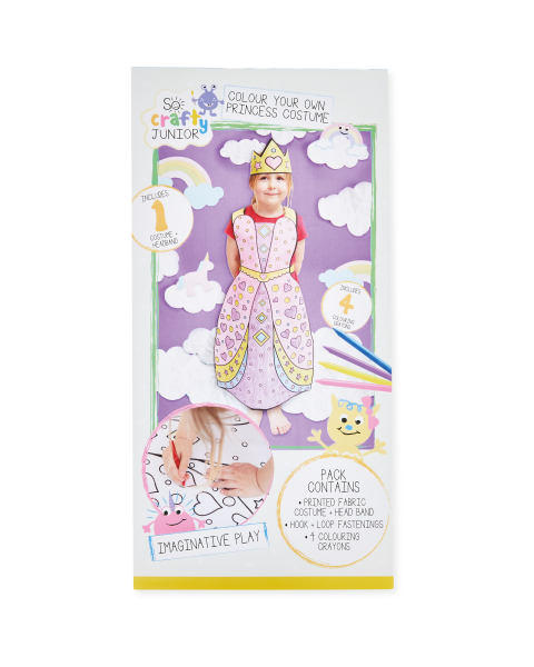 Colour Your Own Princess Costume