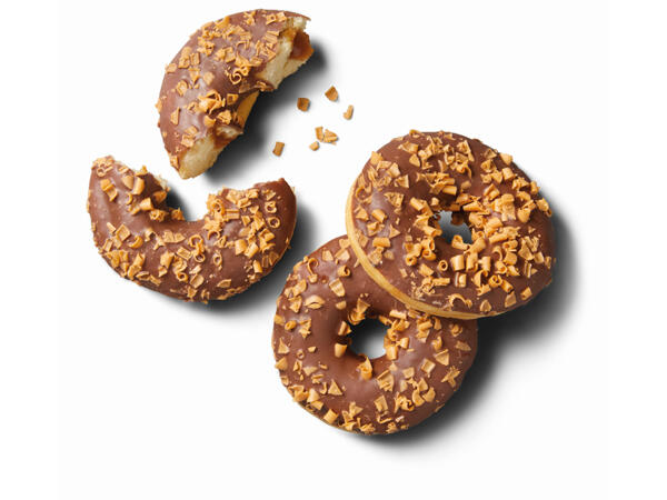 Toffee-cream filled Donut