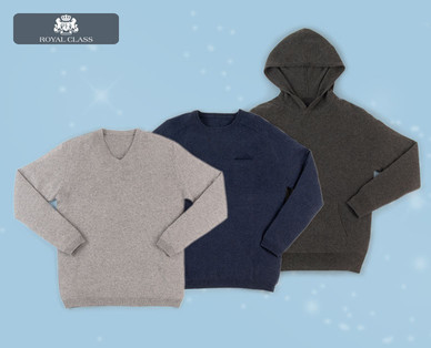 ROYAL CLASS Herren-Pullover, Seide/Kaschmir