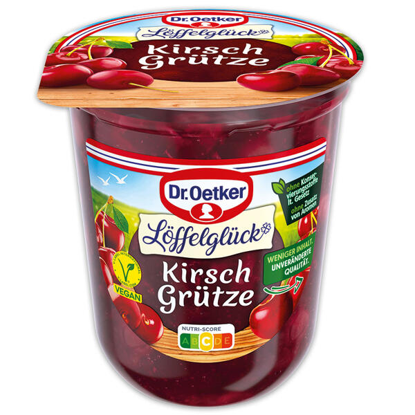 Löffelglück Rote Grütze / Kirsch Grütze