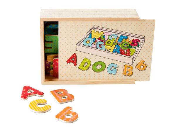 Playtive Wooden Magnetic Shapes/​Number/​Letters