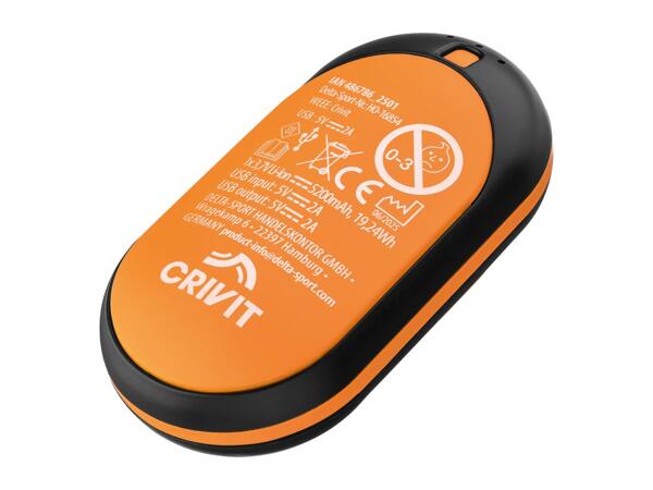 CRIVIT Orange Rechargeable Hand Warmer