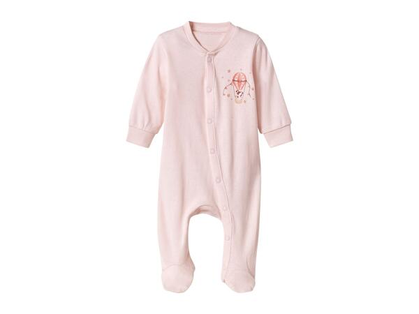 Lupilu Pink Baby Sleepsuit
