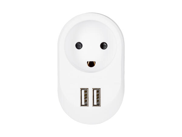 Silvercrest(R) USB-oplader til stikkontakt