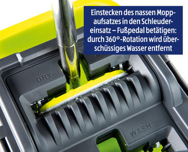 EASYHOME Power-Flachwischer-Set, 4-teilig