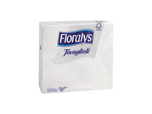 White paper napkins