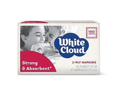 White Cloud 2 Ply Napkins