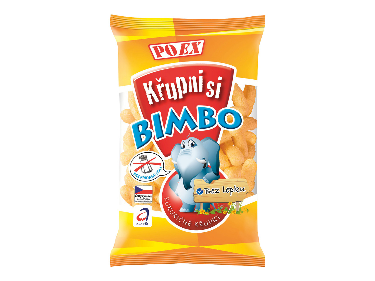 BIMBO KUKUŘIČNÉ KŘUPKY BEZ LEPKU