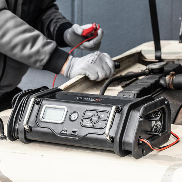 Batterieladegerät 10 A mit Kompressor 2in1
