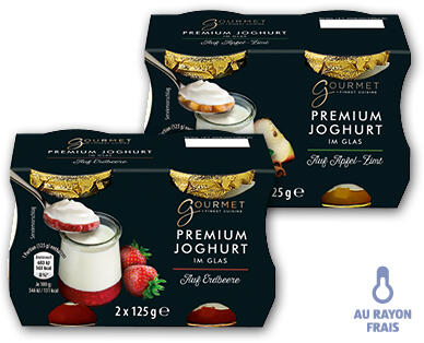 GOURMET Yogourt premium dans un pot en verre