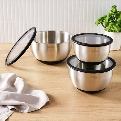 Stainless Steel Mixing Bowls 3 Piece Set