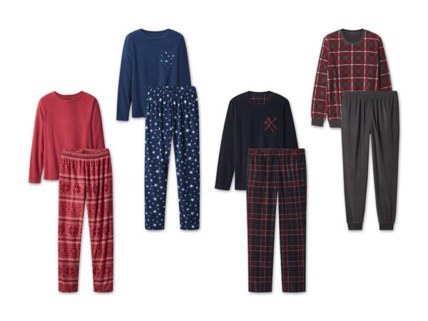 Damen/Herren Fleece-Pyjama