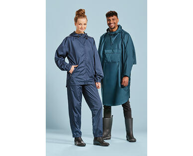 Adult's Packable Rain Jacket, Pants or Poncho
