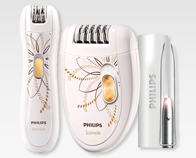 PHILIPS Epilier-Set, 3-teilig