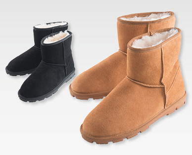 Bottines en fourrure d'agneau pour femmes BLUE MOTION