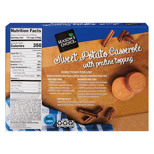 Sweet Potato Casserole, 22 oz