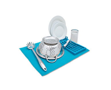 Easy Home 2 in 1 Drying Mat with Rack