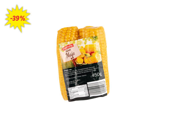 Förkokt majs