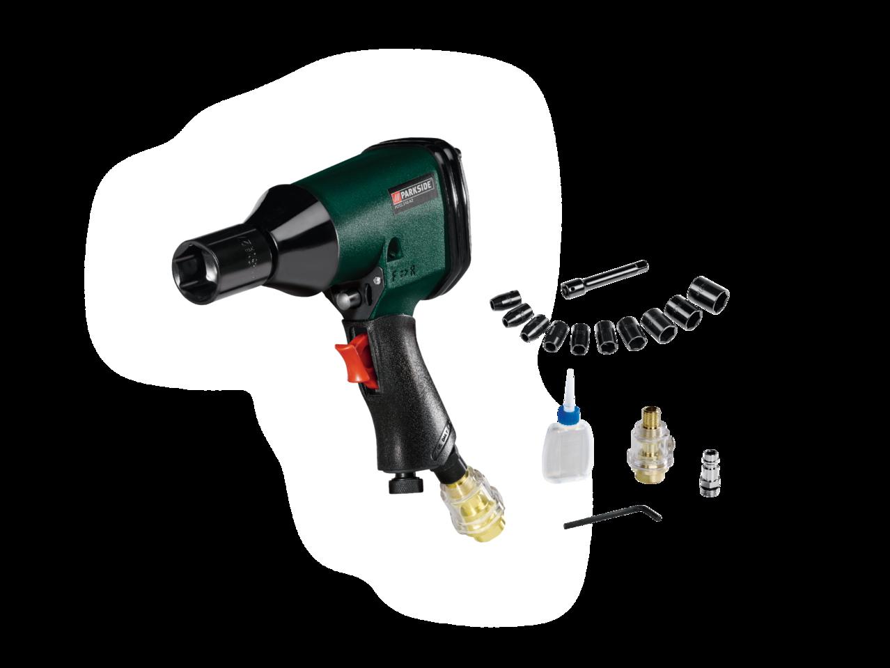 PARKSIDE Pneumatic Impact Wrench Kit